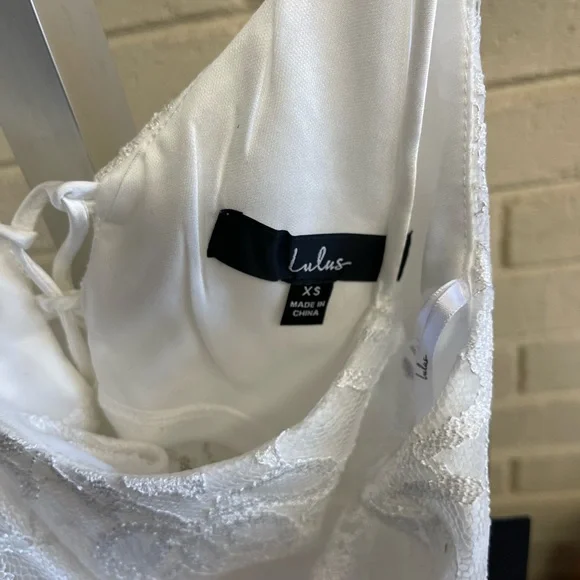 Lulu's White Lace Bralette Crop Top - Picture 6 of 9